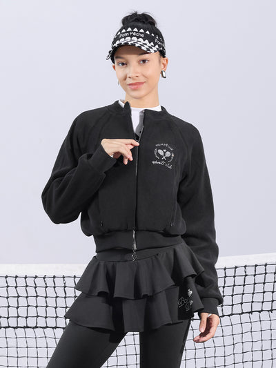 VERA Fleece Zip Jacket - Chanson Black