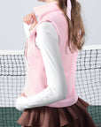 DEBORAH Fleece Vest - Cherry Blossom Pink
