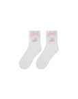 Bow Detail Tennis Crew Socks - Assorted Colors