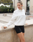 Poise™ Half-Zip Top Performance Sweatshirt-White