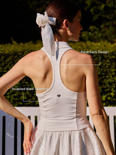 La Rose™ Collared V-Neck Top