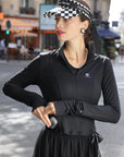 Poise™ Shrink Long Sleve Top - Black