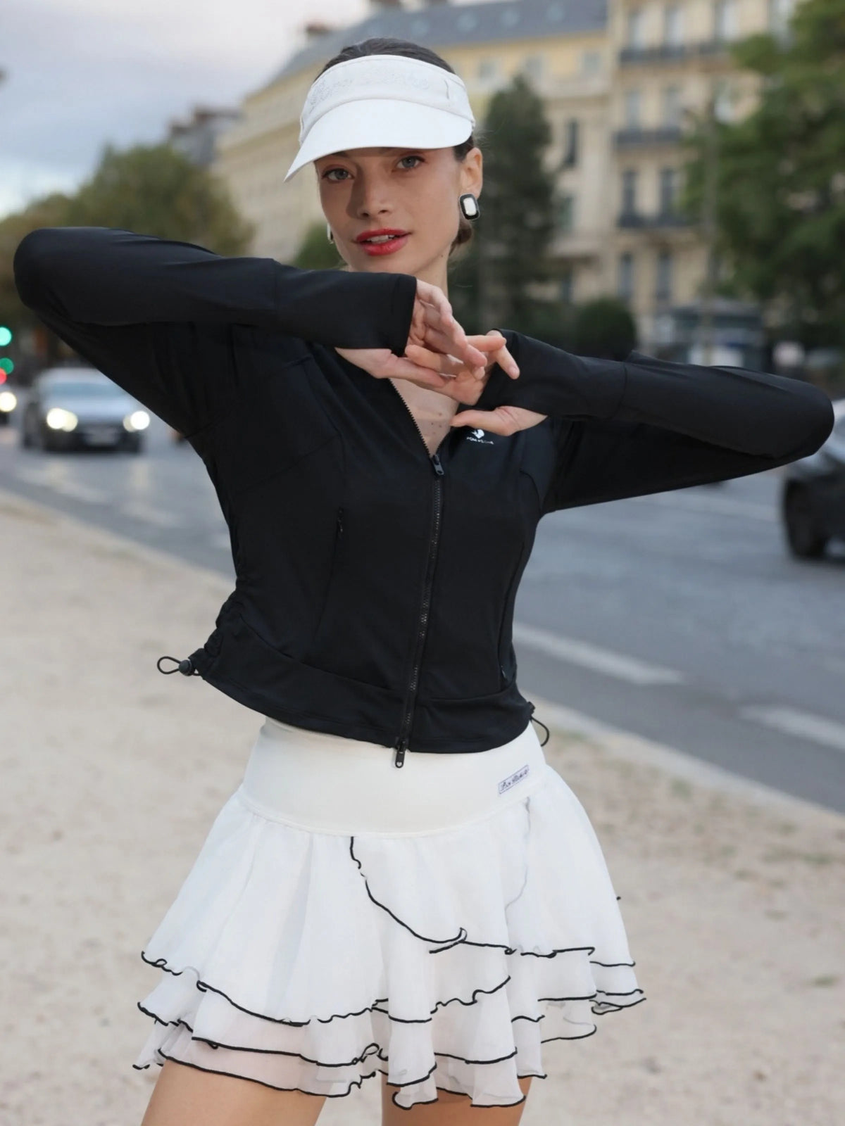 PowerFlow  UV protect Long Sleeve TOP - Black
