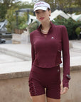 Poise™ Shrink Long Sleeve Top - Red