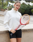 Poise™ Half-Zip Top Performance Sweatshirt-White