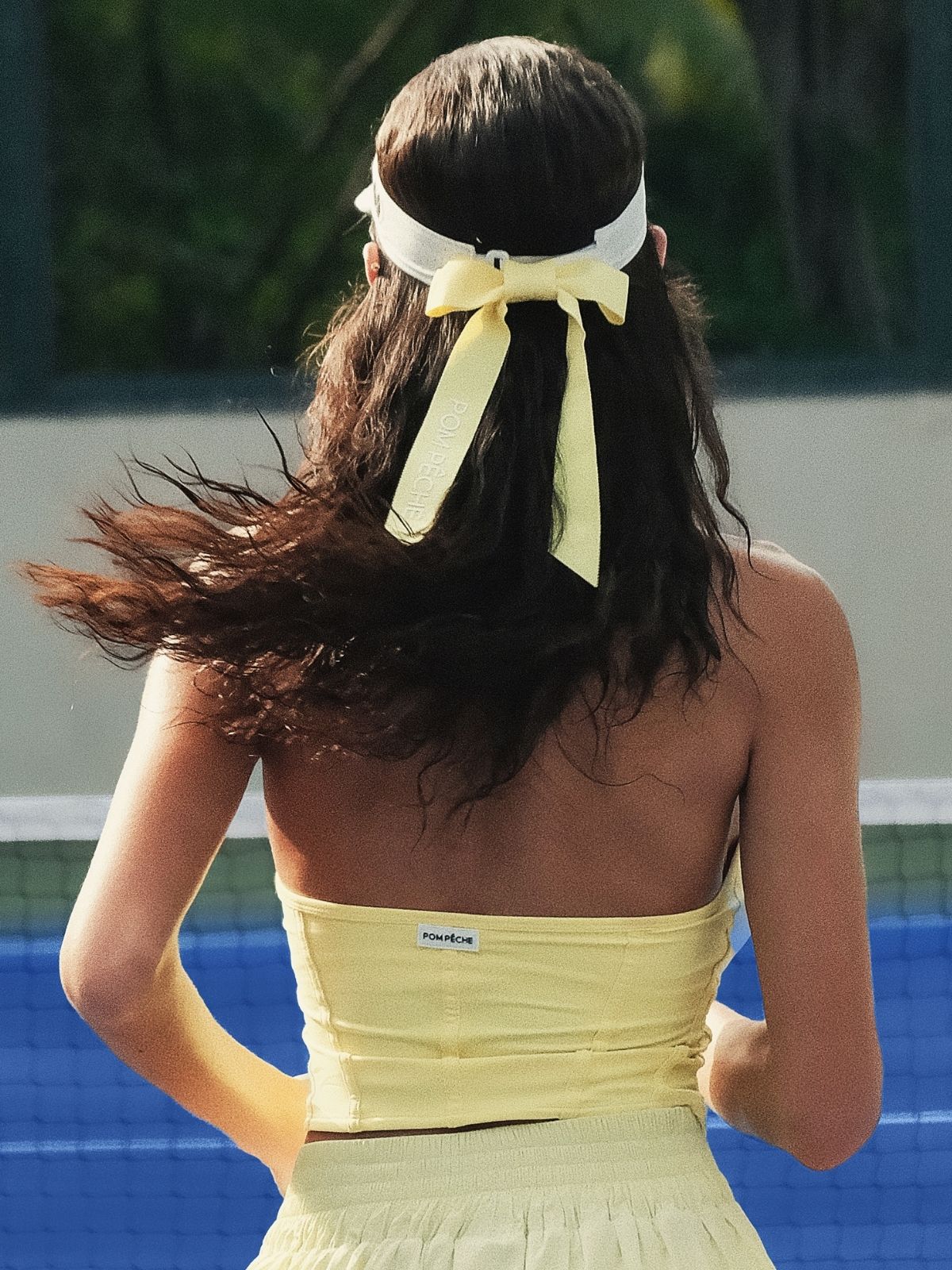 Corset Halter Sculpt Tank - Yellow