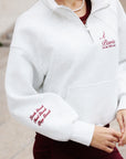 Poise™ Half-Zip Top Performance Sweatshirt-Gray