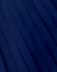 Short Pleated Tennis Skirt Navy Blue - Asymmetrical Charm