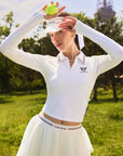 Poise™ Fall Quick-Dry Long Sleeve Polo Top