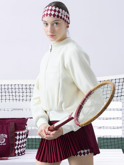 ZEPHYR Fleece Zip Jacket - Paris White