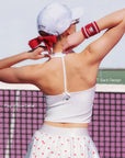 Betty Boop Bow Halter Tennis Top - Paris White