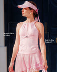 Mesh Halter Tank - Pink