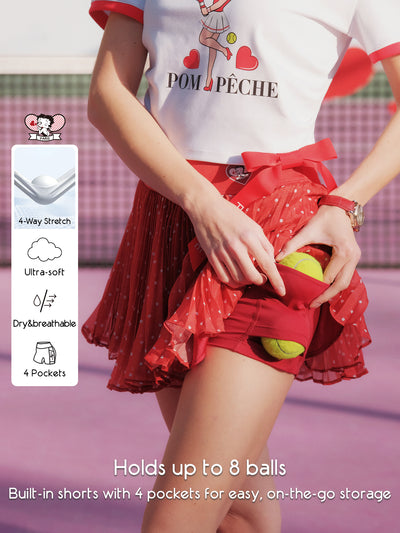 Betty Boop Spin™ Polka Dot Pleated Skirt