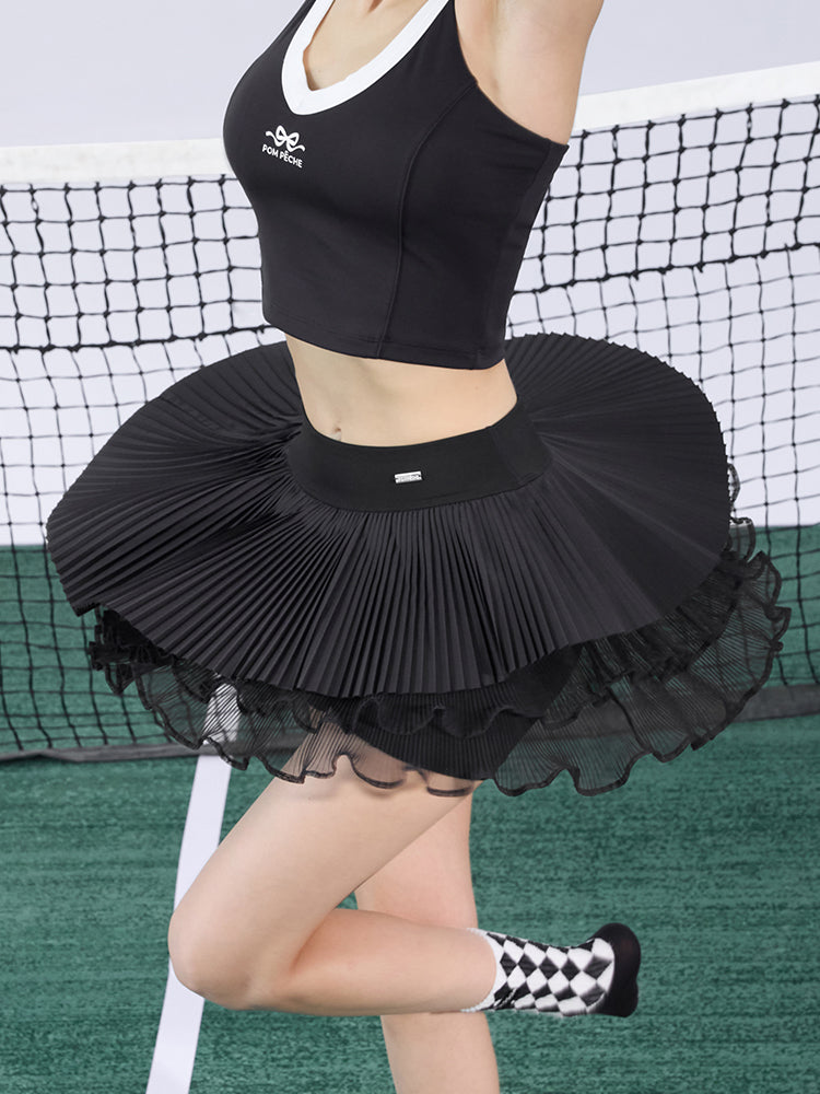 UDELLA Layered Asym Skirt - Chanson Black