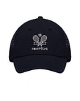 Navy Blue Soft Bow Tennis Cap