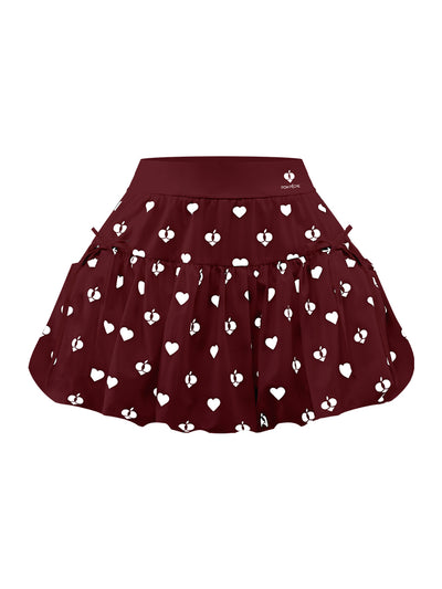 DARCY Blossom A-Line Skirt - Ankara Red