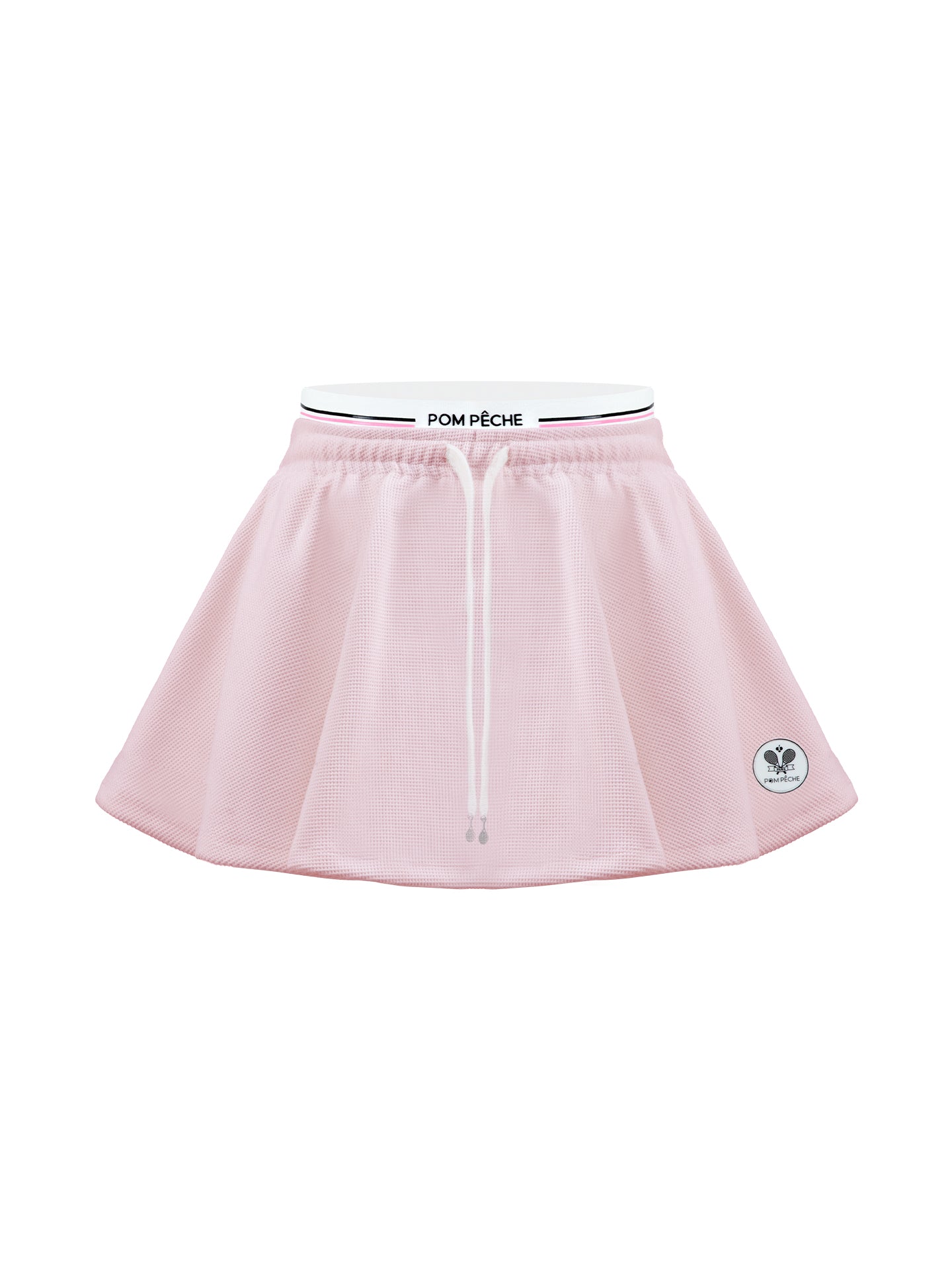 QADIRA Waffle A-Line Tennis Skirt - Cherry Blossom Pink
