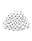 Bubble A-Line Tennis Skirt - White