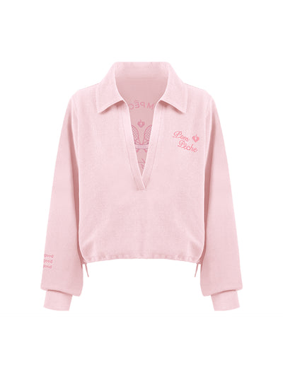 ELIZA Chic Tennis Hoodie - Cherry Blossom Pink