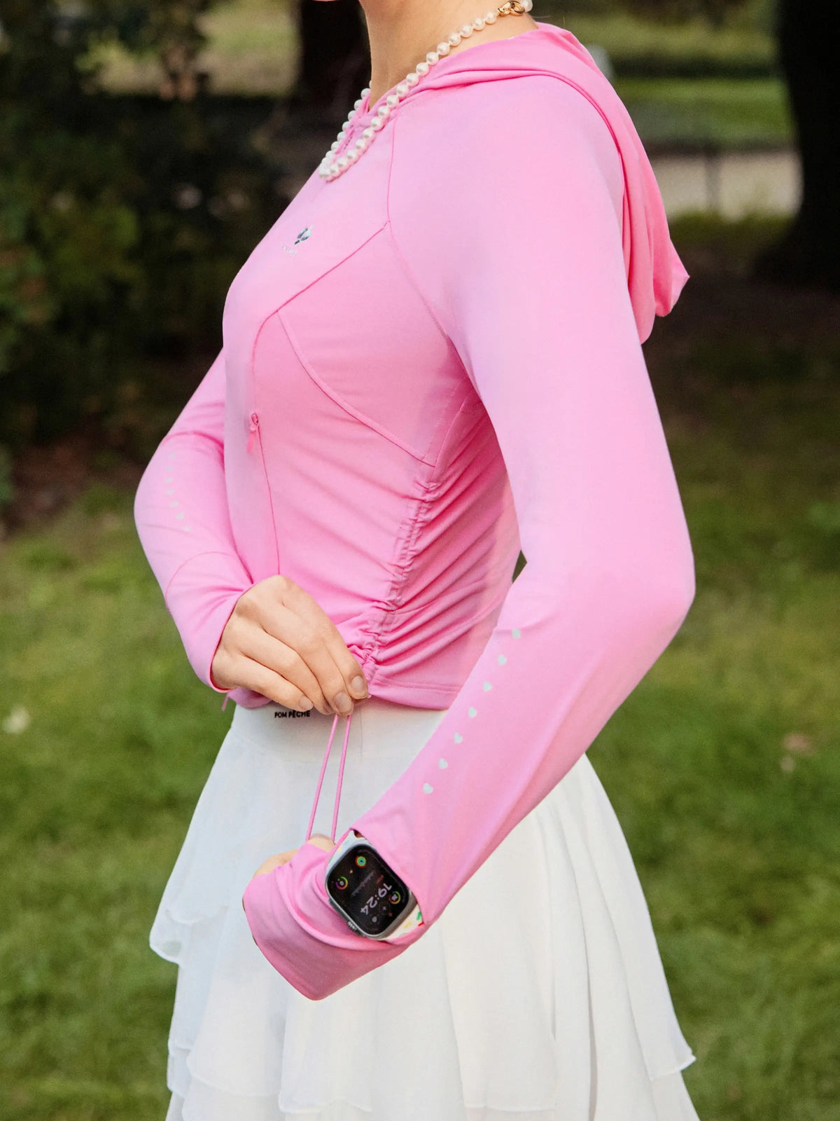 PowerFlow  UV protect Long Sleeve TOP - Rose Pink
