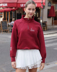 Poise™ Half-Zip Top Performance Sweatshirt-Red
