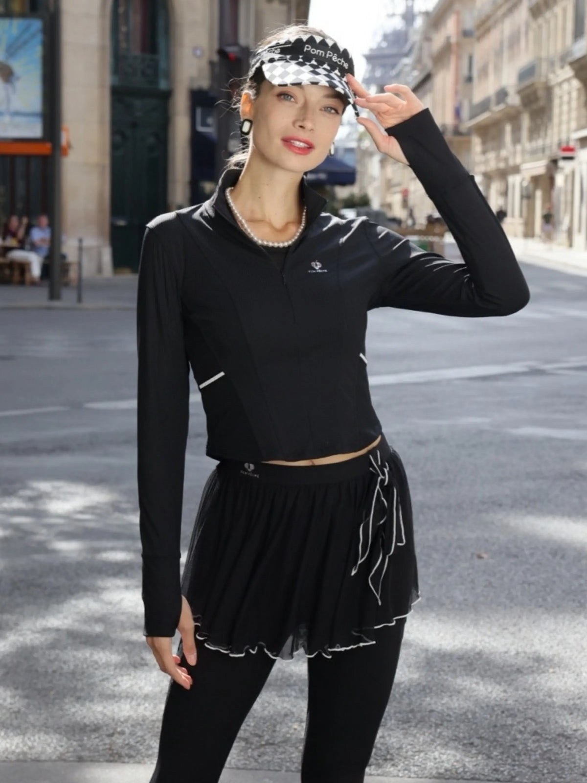 Poise™ Shrink Long Sleve Top - Black