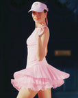 Mesh Halter Tank - Pink