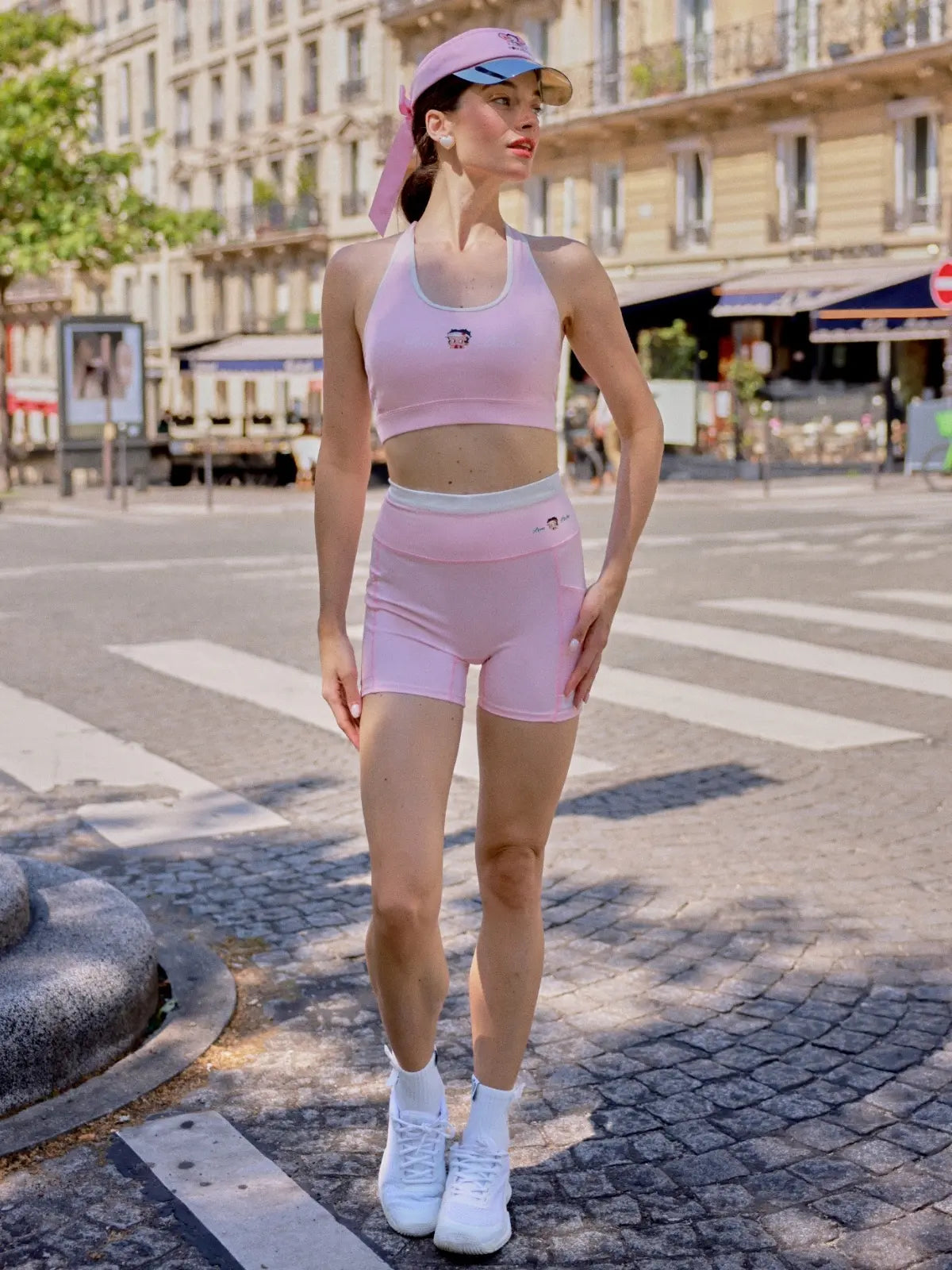 Betty Boop Mesh Back Tank Top - Pink