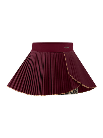 WILMA Leopard-print Asymmetrical Skirt