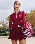 Half-Zip Tennis Collar Top
