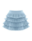 Ruffle Cake Skirt - Blue