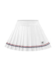 High Rise Tennis Skirt with pockets White - Limited Edition