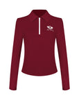 Half-Zip Tennis Collar Top