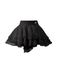 Spin™ Petal Tiered Tennis Skirt - Black