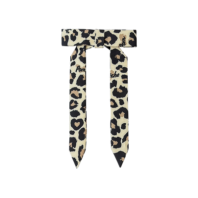 Leopard Print Soft Bow Tennis Cap