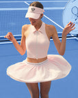 Classic Pleated Tennis Skirt - Light Pink