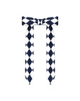 Navy Blue Soft Bow Tennis Cap