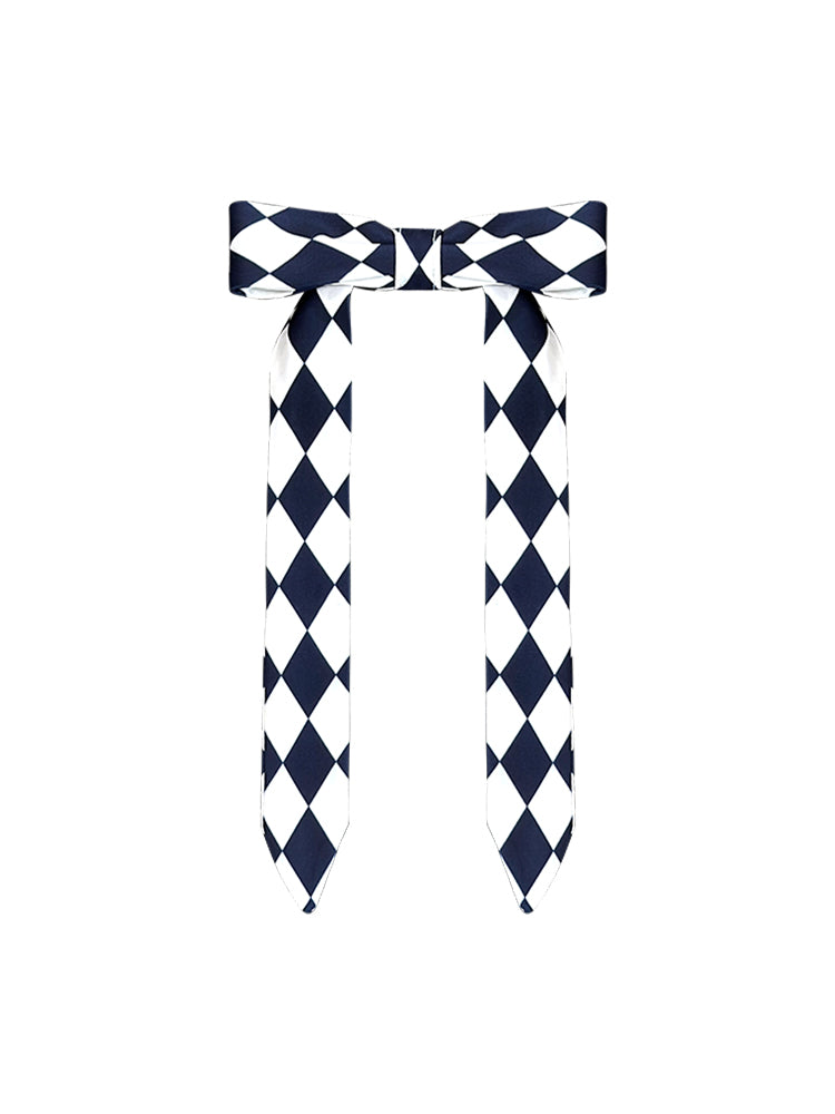 Navy Blue Soft Bow Tennis Cap
