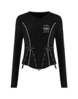 Contour Zip Jacket - Black
