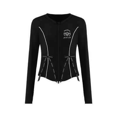 Contour Zip Jacket - Black