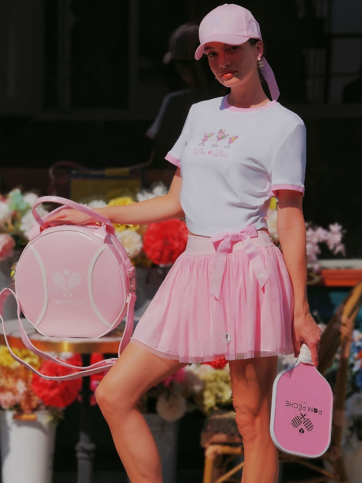 Bow T-shirt - Cherry Blossom Pink