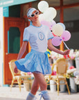 Bow Tee T-shirt - Sky Blue