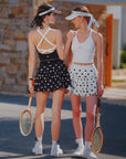 Bubble A-Line Tennis Skirt - White