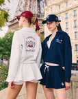 Chic Tennis Sweatshirt - White