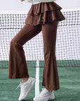 Ruffle Skirted Pants 