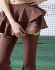 Skirted pants with pockets 