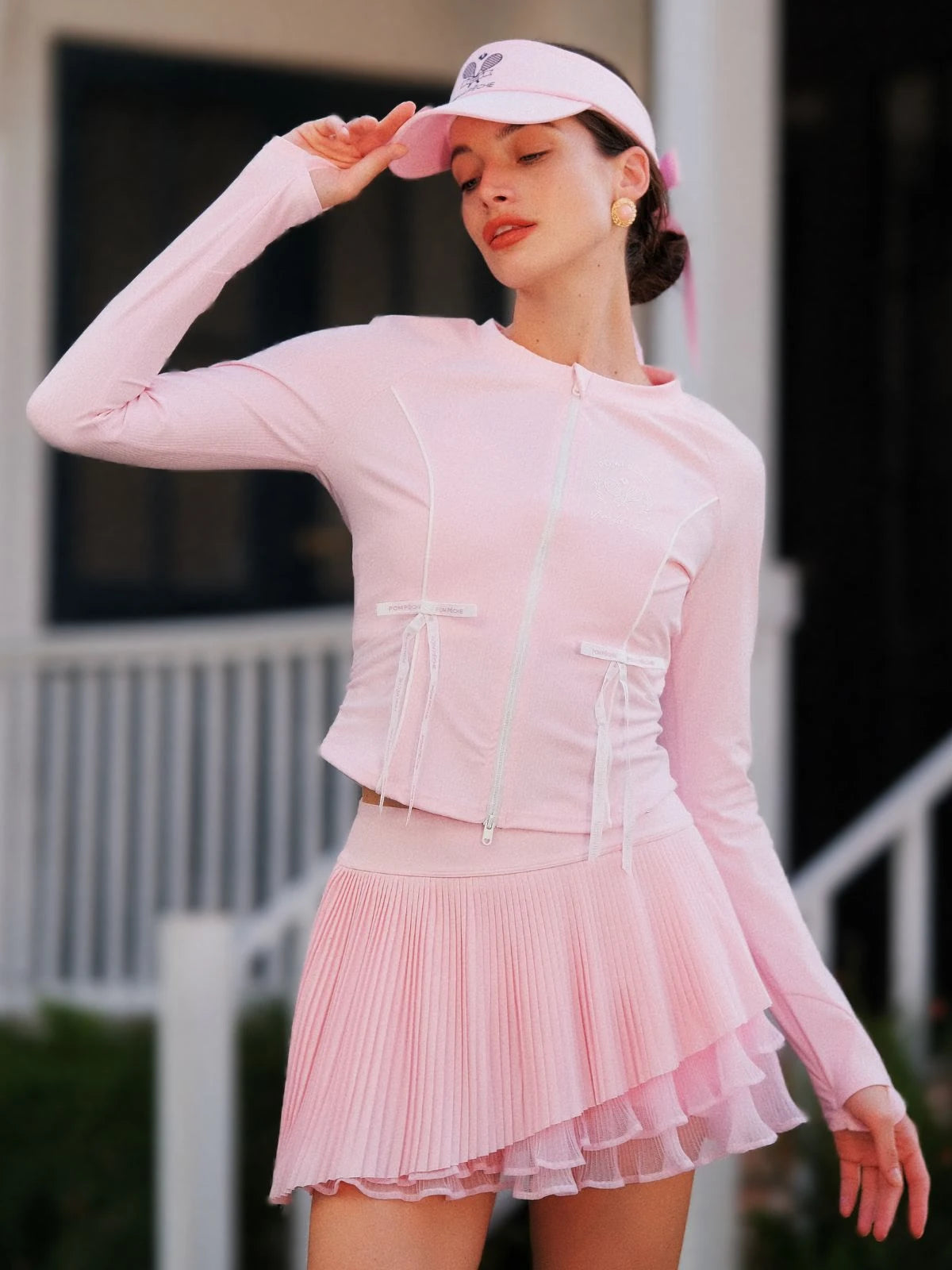 Contour Zip Jacket - Pink