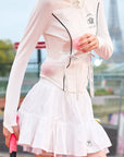 Contour Zip Jacket - White