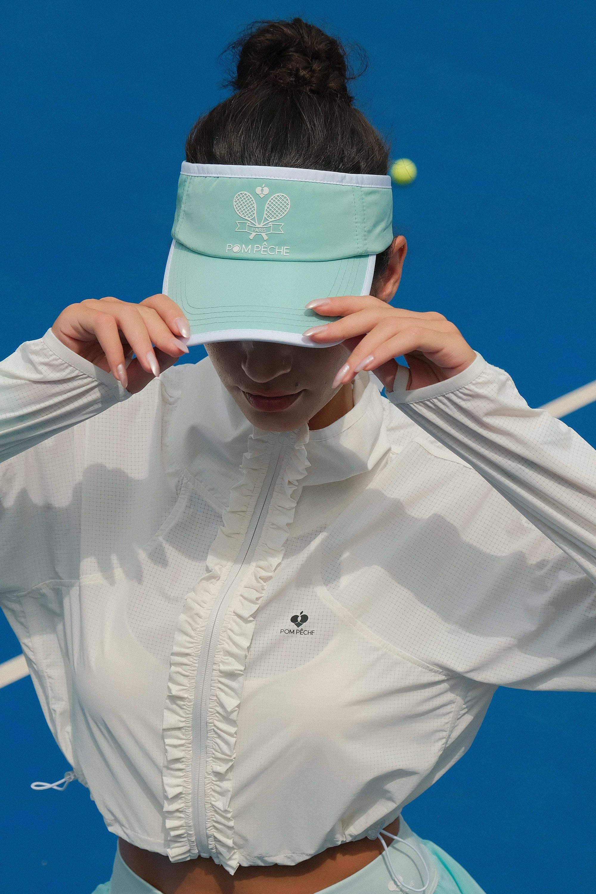 IVY Bow Visor Cap - Mint Green