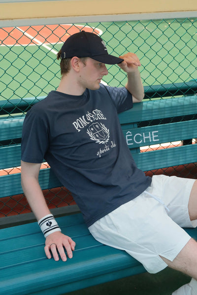 ANTONY Long T-shirt - Navy Blue